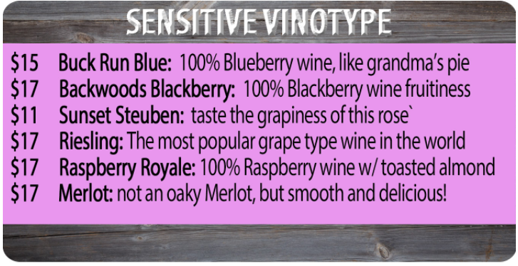sensitive vinotype