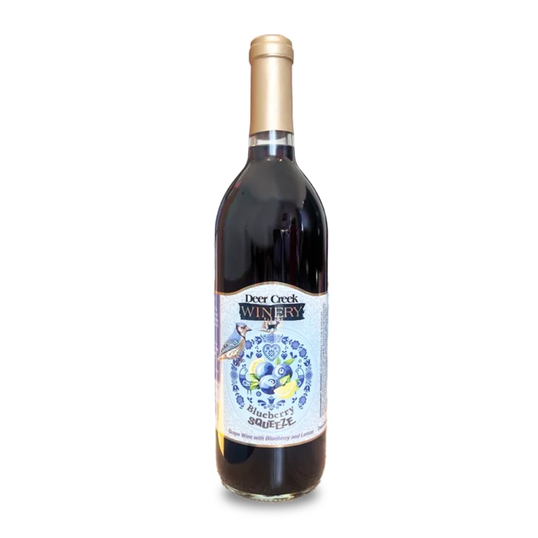 Blueberry Squeeze wine from Deer Creek Winery