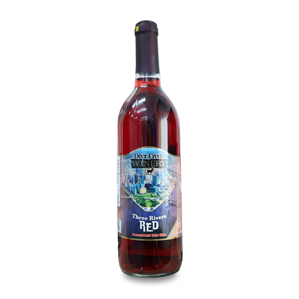 Three Rivers Red wine from Deer Creek Winery