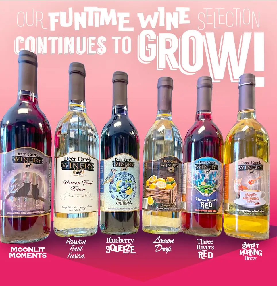 Our Funtime Wine collection continues to grow!